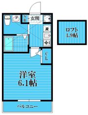 パルトネール日吉の間取り画像