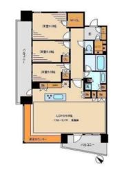 HARUMI FLAG PARK VILLAGE A棟の間取り画像