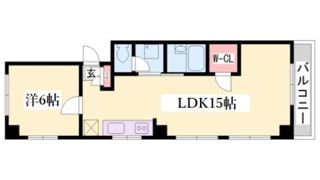 ベルトゥリー三宮の間取り画像
