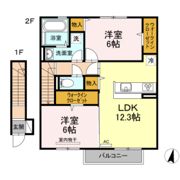 フローラル平野の間取り画像