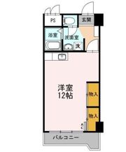 棒屋助信ハイツの間取り画像