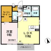 ヴィラ シャルマンDの間取り画像