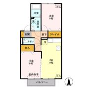 藤ノ木ハウス Aの間取り画像