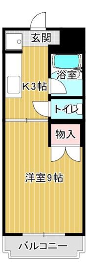 舘山寺ニューハイツの間取り画像