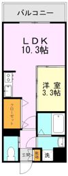 ラフレシーサ水前寺の間取り画像