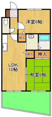 スカイテラス山田の間取り画像