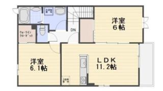 ベルコロレⅡ Bの間取り画像