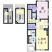 トゥウィンクル アーク 弐番館の間取り画像