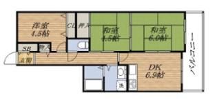 カルム東淀川の間取り画像