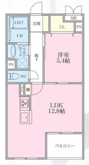 The MANOR KYODOの間取り画像