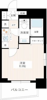 MAXIV一之江の間取り画像