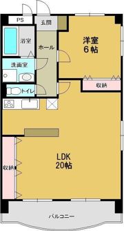 クレール浜松Ⅰの間取り画像