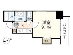La Vivant 西白島の間取り画像