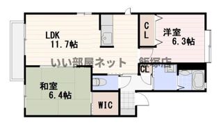 プレジールアン B棟の間取り画像