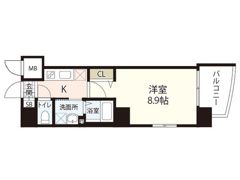 GRACECOURT上八丁堀の間取り画像