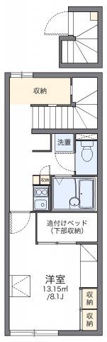 レオパレスリバーサイドの間取り画像