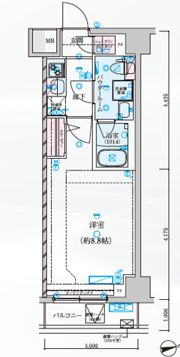 crostone川崎の間取り画像