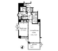 パークアクシス明治神宮前の間取り画像
