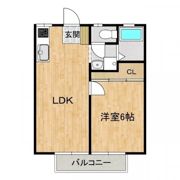 塚原ハイツ D棟の間取り画像