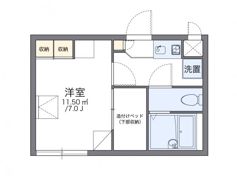 レオパレスカンナの間取り画像