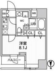 ジェノヴィア浅草橋Ⅱスカイガーデンの間取り画像