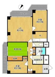 シーアイマンション駒場B棟の間取り画像