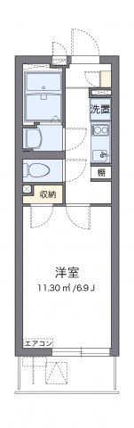 クレイノGONTAの間取り画像