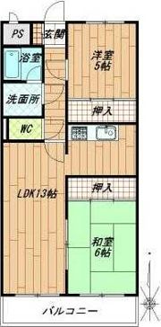 クレスト三郷の間取り画像