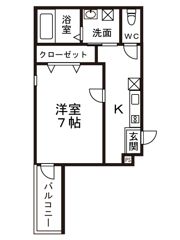 フジパレス垂水町Ⅴ番館の間取り画像