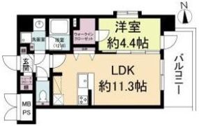 TOP COURT都島の間取り画像