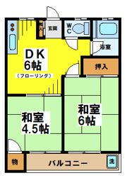 カーサキシの間取り画像