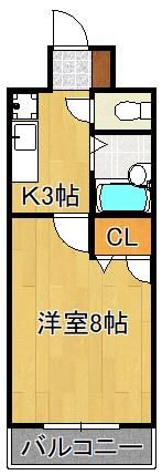 STAYTUSひびきのの間取り画像