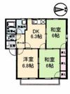 クレセンド楽々園 A棟の間取り画像