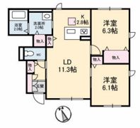 Centrieva A棟の間取り画像