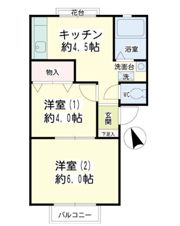 コーポジュネスの間取り画像