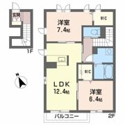 シャーメゾン城西 A棟の間取り画像