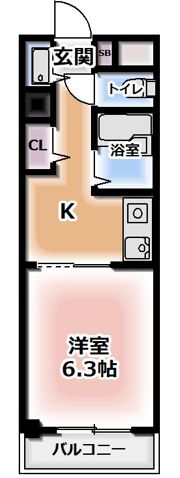 ヴァン・ベェール（門真）の間取り画像