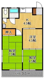 西田ビルの間取り画像