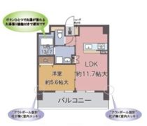 ハイケンスライフ真法院の間取り画像