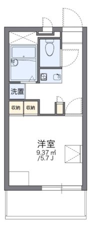 レオパレスドミール1の間取り画像