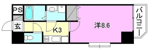 ガリレオビル1の間取り画像