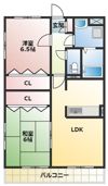 とくしげヒルⅡの間取り画像