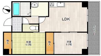 グランドール名神豊中の間取り画像