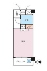 セザールプラザ府中の間取り画像