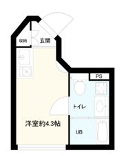 CONTEL NAKANOBUの間取り画像