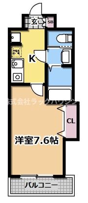 シェリロ香里園の間取り画像
