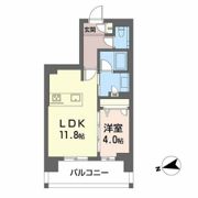 シャーメゾンステージ中央通りの間取り画像