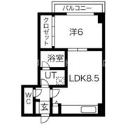 阪神ハイグレードマンション3番館の間取り画像