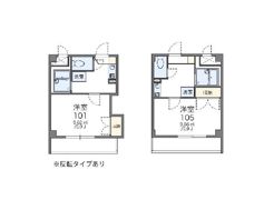 レオパレス楠の間取り画像