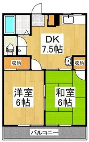 ゴールドヒル6の間取り画像